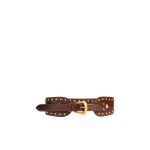 Aje Finnley Studded Belt in Dark Tan | Belts | Coveti