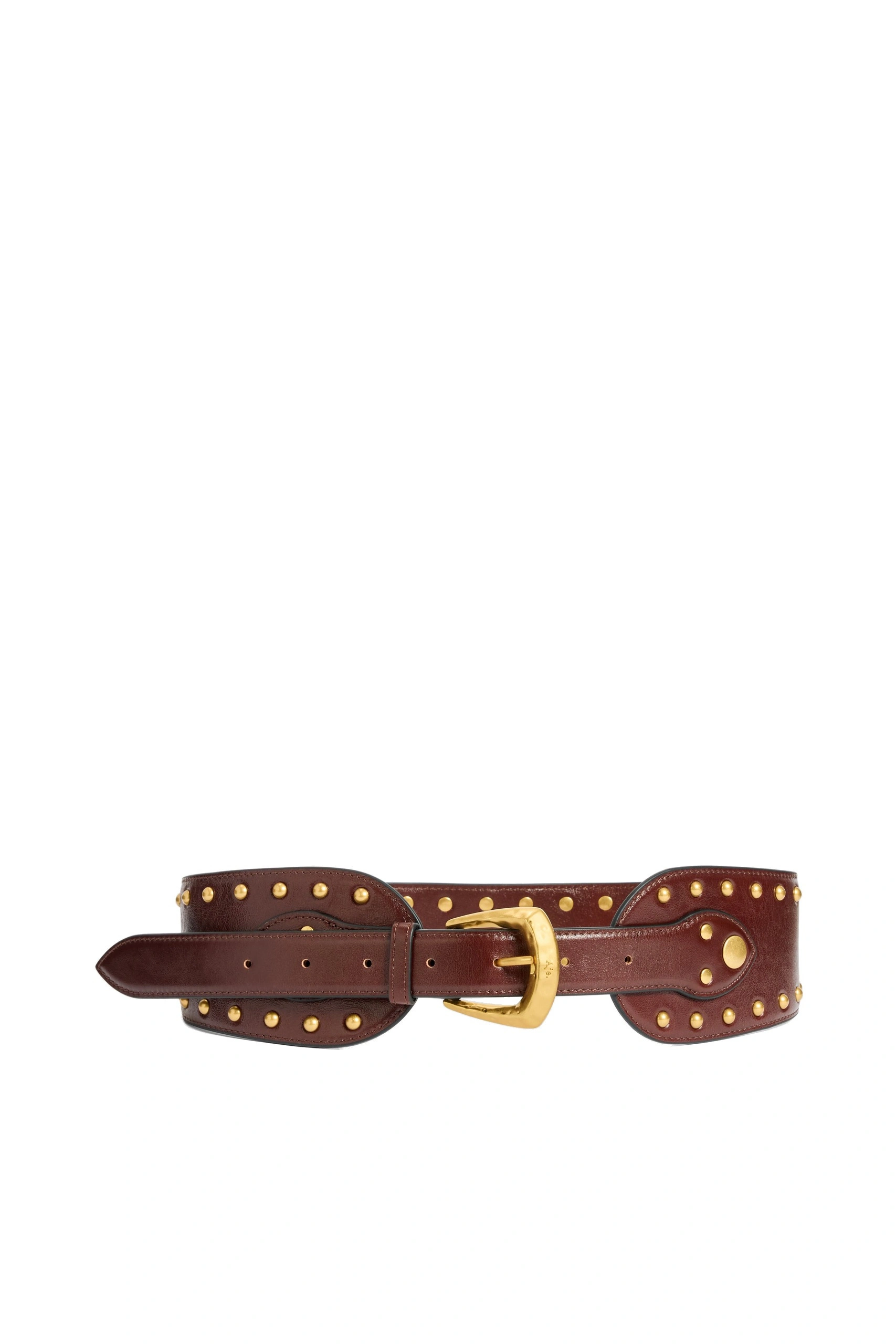 Aje Finnley Studded Belt Dark Tan Aje Finnley Studded Belt in Dark Tan | Belts | Coveti