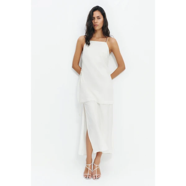 Aje Florence Maxi Dress in Ivory | Maxi Dresses | Coveti