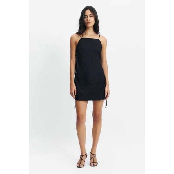 Aje Florence Mini Dress in Black | Mini Dresses | Coveti