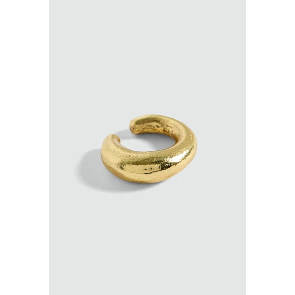 Aje Giada Thick Ear Cuff in Gold | Earrings | Coveti