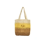 Aje Glade Crochet Tote in Sunrise Ombre | Totes & Top-Handle Bags | Coveti