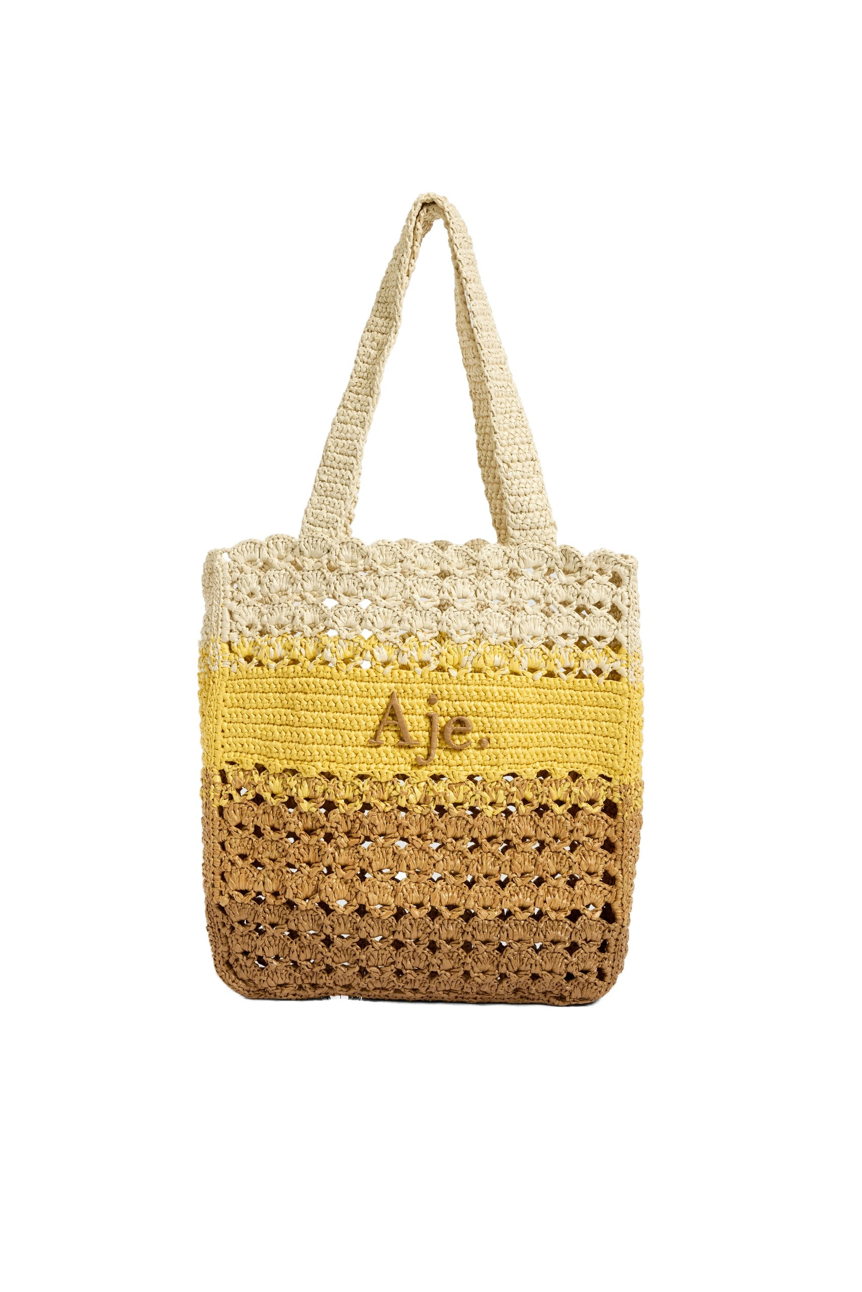 Aje Glade Crochet Tote Sunrise Ombre Aje Glade Crochet Tote in Sunrise Ombre | Totes & Top-Handle Bags | Coveti