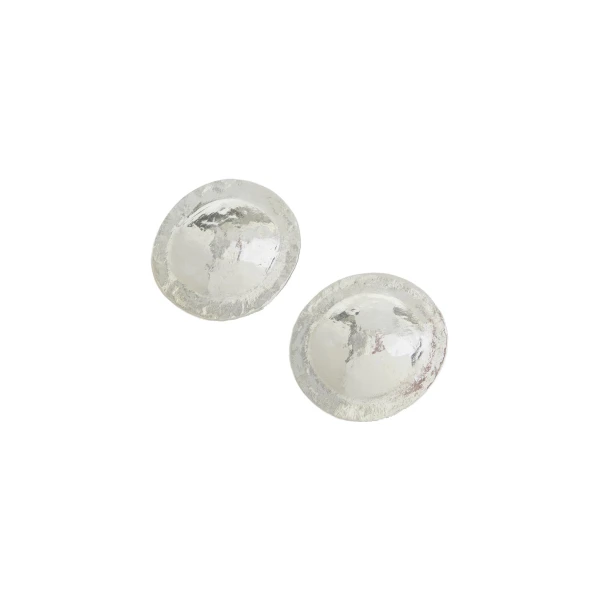 Aje Ira Disc Stud in Silver | Earrings | Coveti