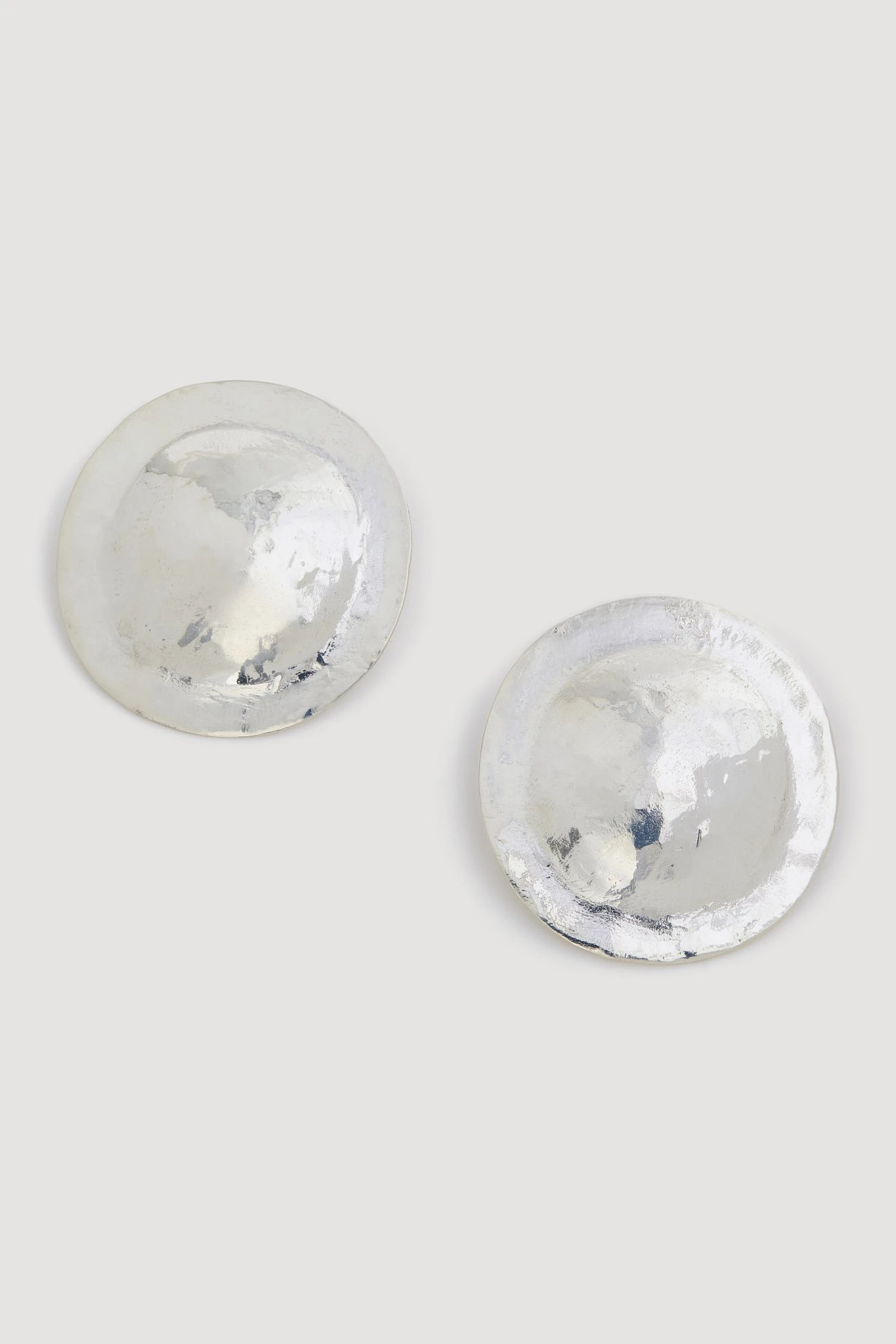 Aje Ira Small Disc Stud Silver Aje Ira Small Disc Stud in Silver | Earrings | Coveti