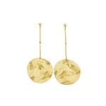 Aje Isabeau Disc Drop Earring in Gold | Earrings | Coveti