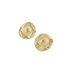 Aje Isabeau Small Disc Stud in Gold | Earrings | Coveti