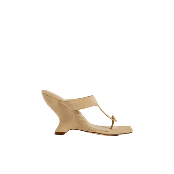Ivana Suede Wedge Thong