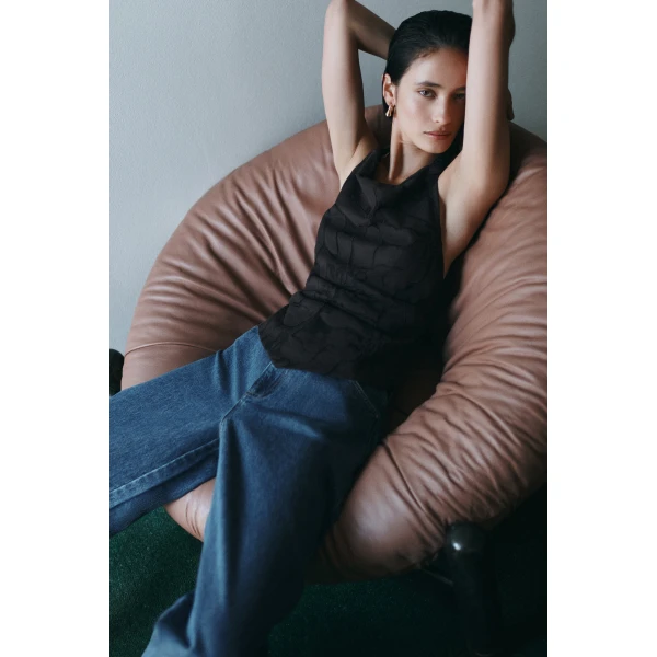 Aje Izzy Tie Back Top in Chocolate | Tops | Coveti