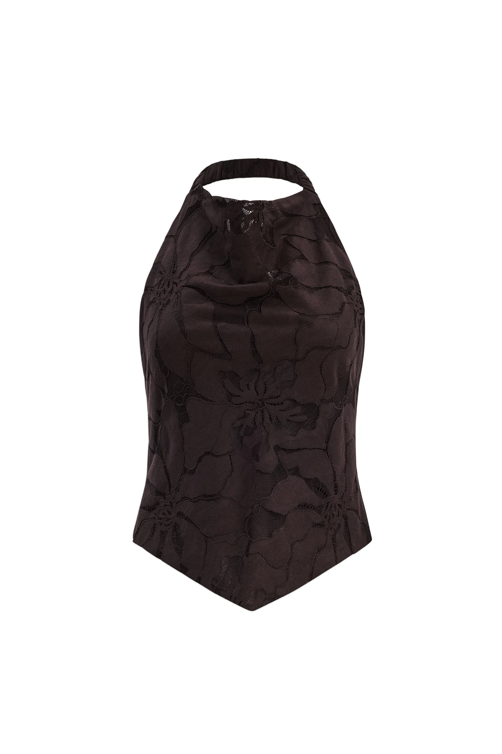 Aje Izzy Tie Back Top Chocolate Aje Izzy Tie Back Top in Chocolate | Tops | Coveti