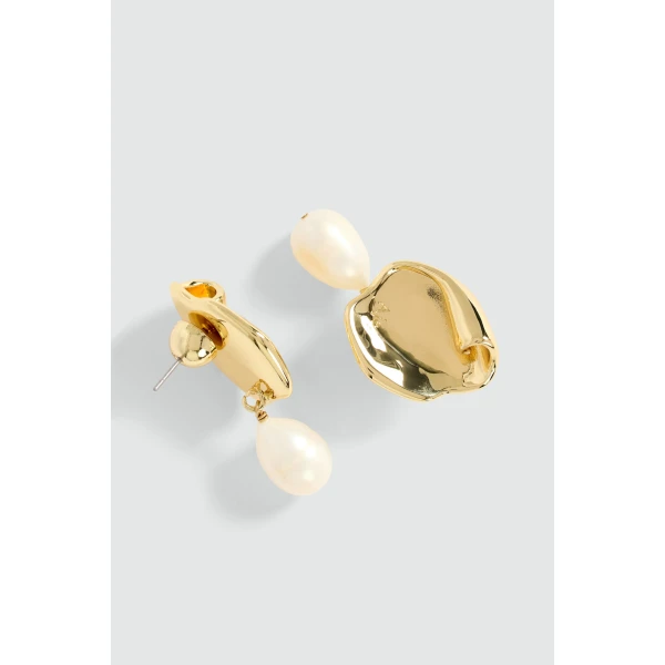 Aje Jude Pearl Stud in Gold/Pearl | Earrings | Coveti