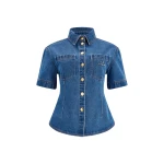Aje Kendall Belted Shirt Coastal Wash Aje Kendall Belted Shirt in Coastal Wash | Shirts | Coveti