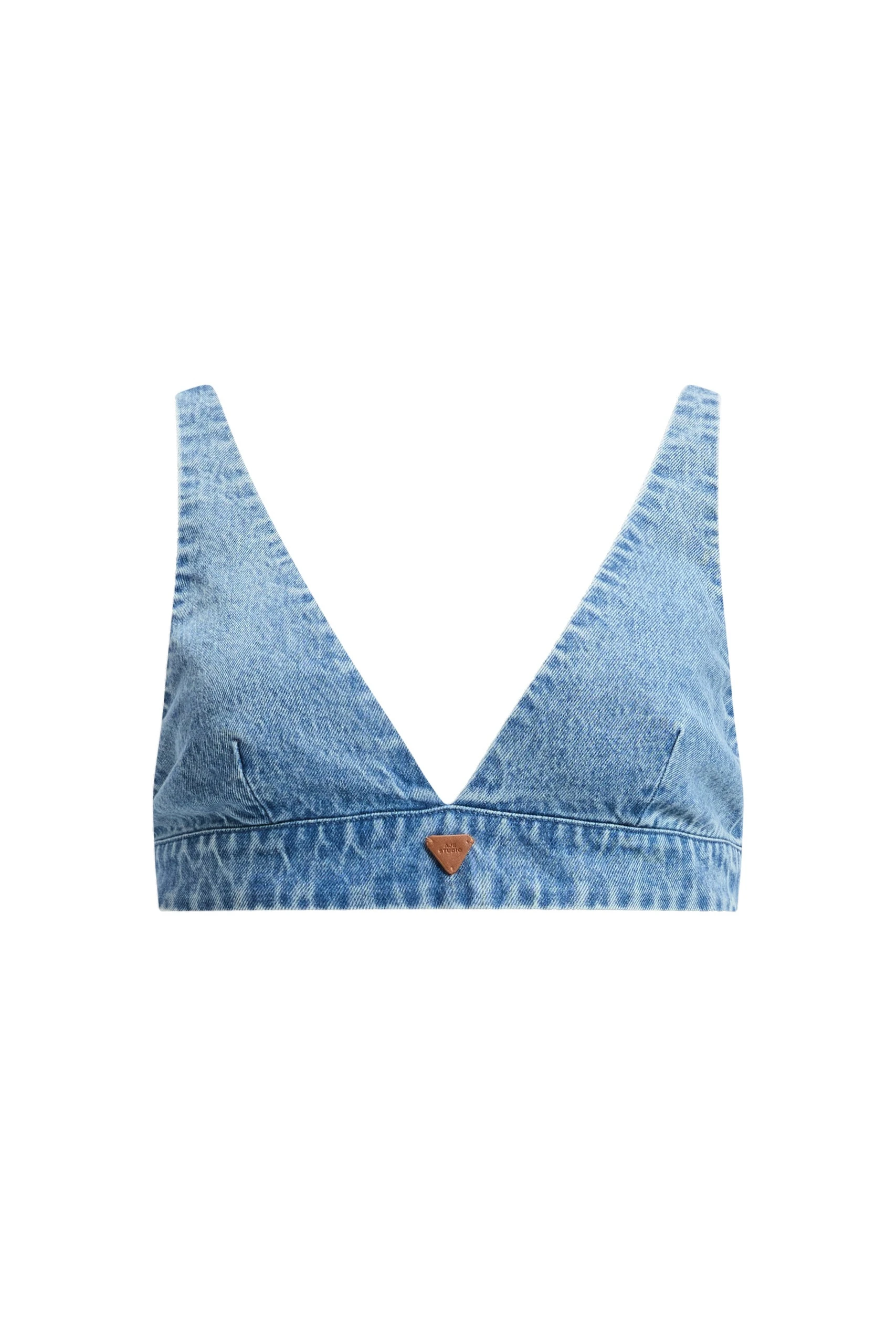 Aje Kendall Bralette Light Wash Aje Kendall Bralette in Light Wash | Tops | Coveti