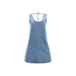 Aje Kendall Tie Back Mini Dress in Light Wash | Mini Dresses | Coveti