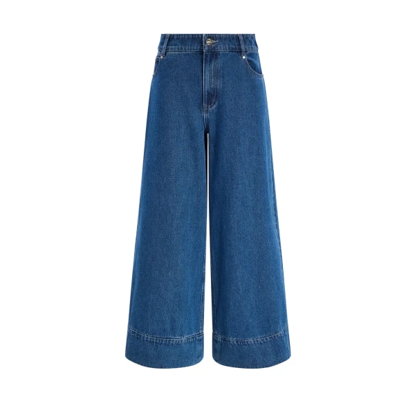 Aje Kendall Wide Leg Jean in Coastal Wash | Pants | Coveti