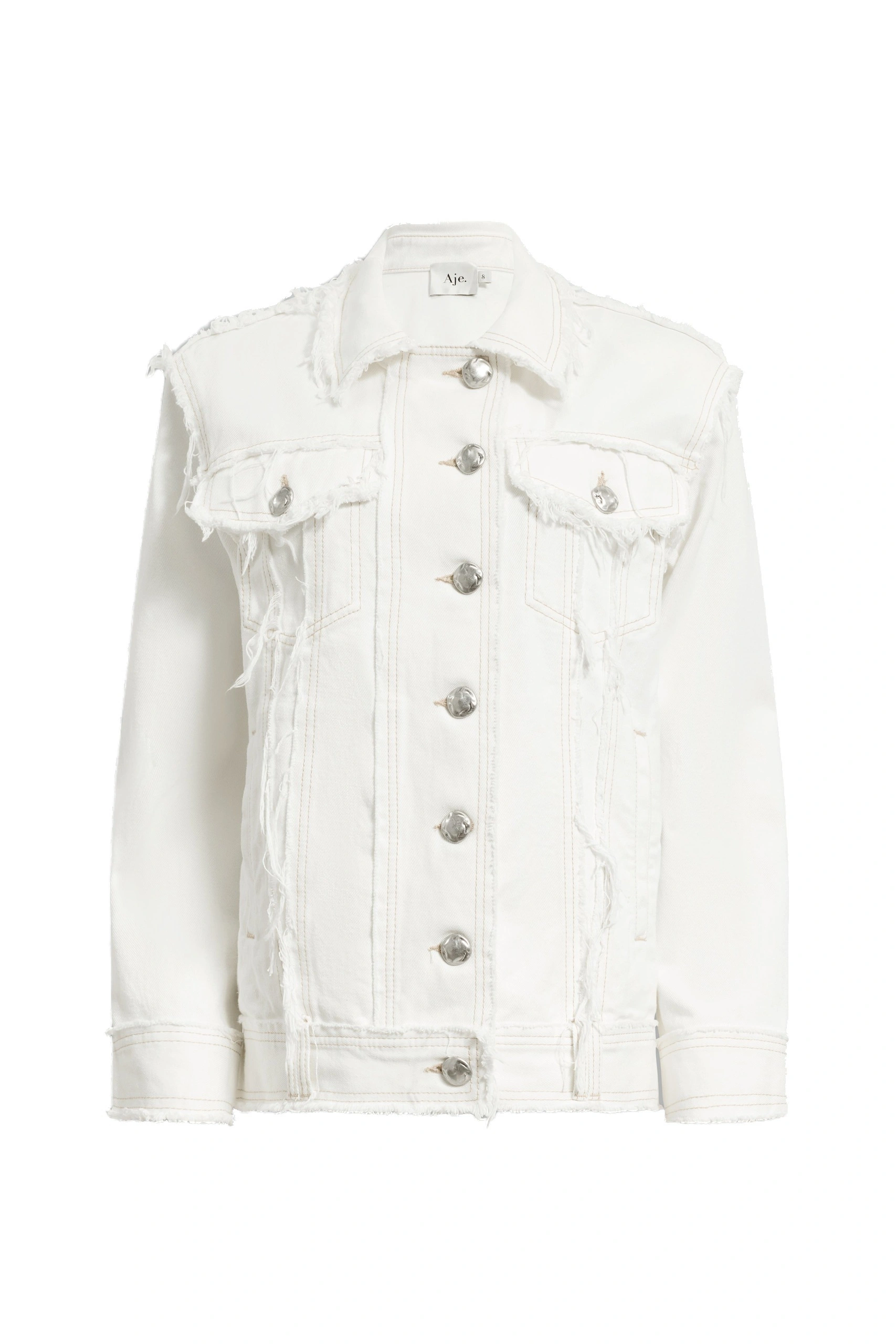 Aje Kirra Denim Jacket Ivory Aje Kirra Denim Jacket in Ivory | Jackets | Coveti