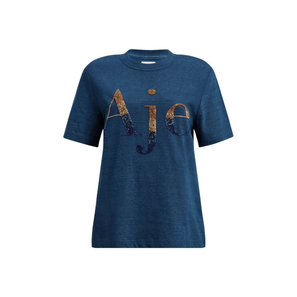 Lagoona Embellished Logo Tee