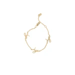 Aje Larissa Cursive Bracelet in Gold | Bracelets | Coveti