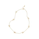 Aje Larissa Cursive Necklace in Gold | Necklace | Coveti