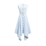 Aje Lenix Midi Dress in Artic Blue | Midi Dresses | Coveti