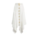 Aje Lenix Midi Skirt in Ivory | Skirts | Coveti