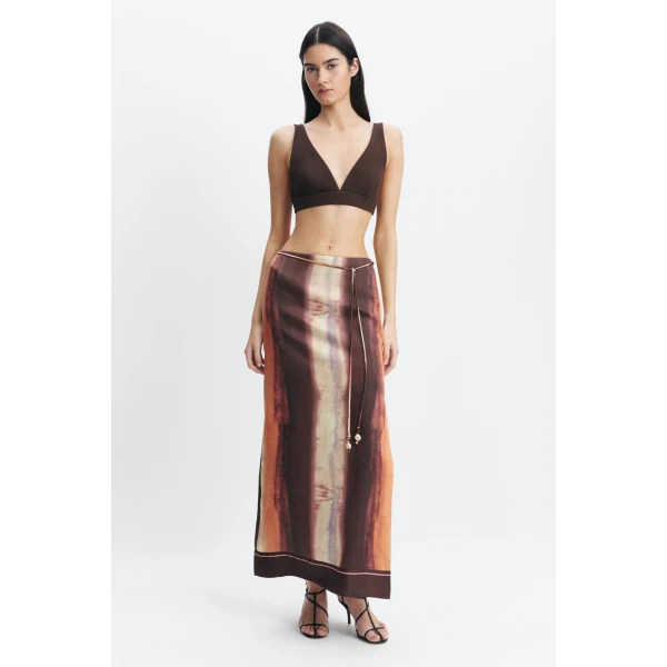 Aje Lindsey Maxi Skirt in Mineral Horizon | Skirts | Coveti
