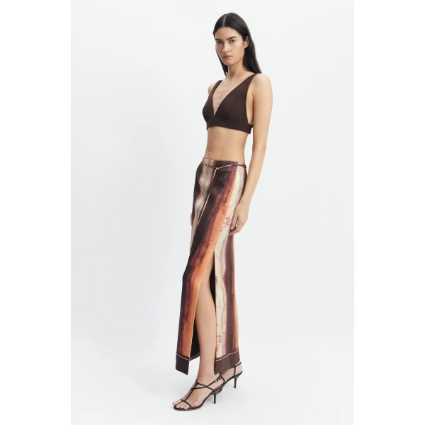 Aje Lindsey Maxi Skirt in Mineral Horizon | Skirts | Coveti