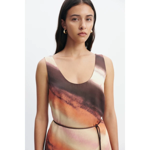 Aje Lindsey Midi Dress in Mineral Horizon | Midi Dresses | Coveti