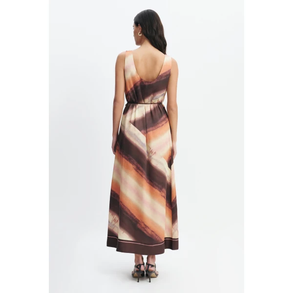 Aje Lindsey Midi Dress in Mineral Horizon | Midi Dresses | Coveti