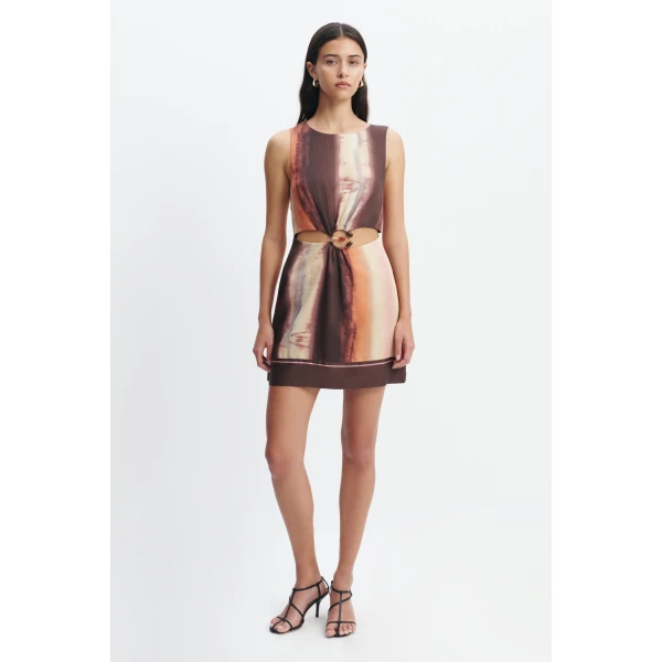 Aje Lindsey Mini Dress in Mineral Horizon | Mini Dresses | Coveti