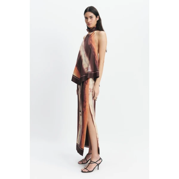 Aje Lindsey Tie Back Top in Mineral Horizon | Tops | Coveti