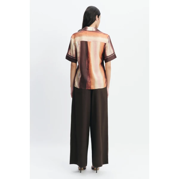 Aje Lindsey Wrap Shirt in Mineral Horizon | Shirts | Coveti