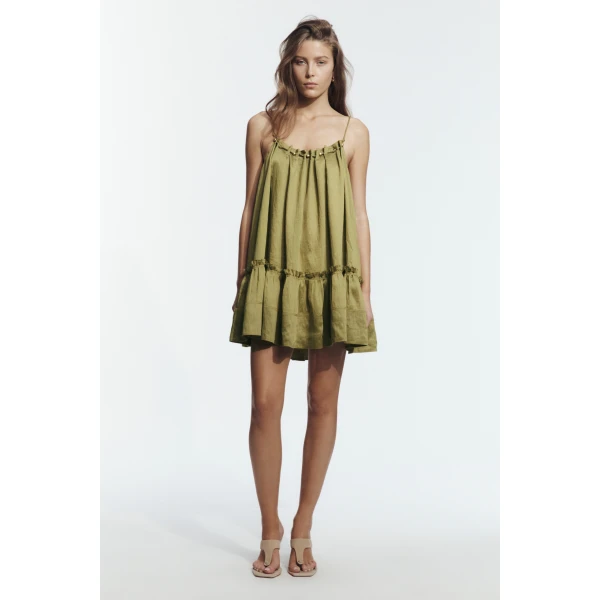 Aje Lucera Mini Dress in Avocado | Mini Dresses | Coveti