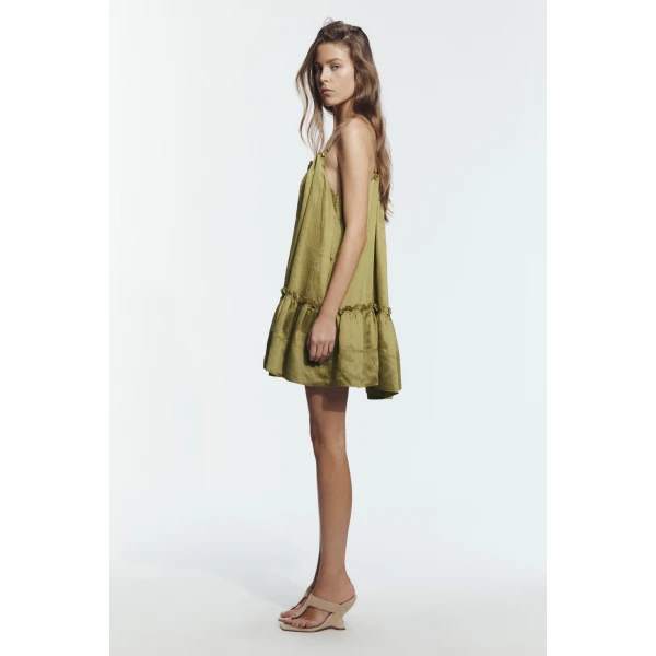Aje Lucera Mini Dress in Avocado | Mini Dresses | Coveti