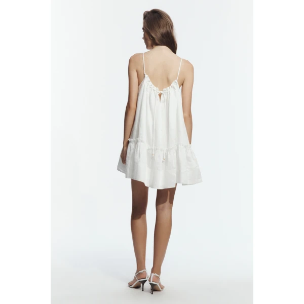 Aje Lucera Mini Dress in Ivory | Mini Dresses | Coveti