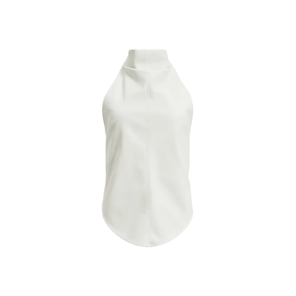 Aje Lucy Halter Neck Top in Ivory | Tops | Coveti