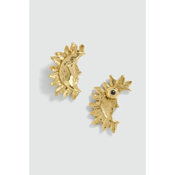 Aje Luna Earring in Gold | Earrings | Coveti