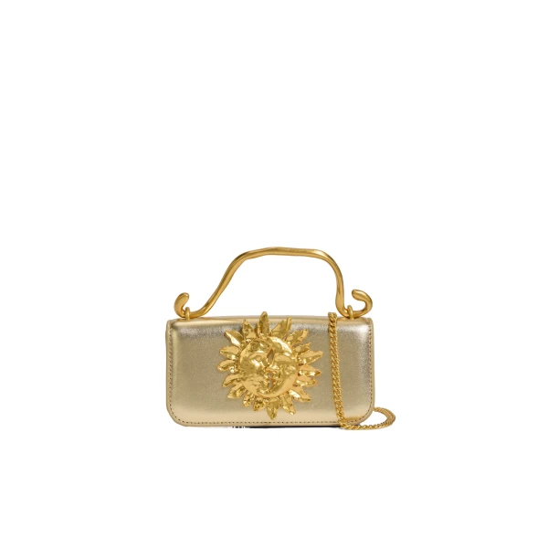 Luna Metallic Mini Clutch