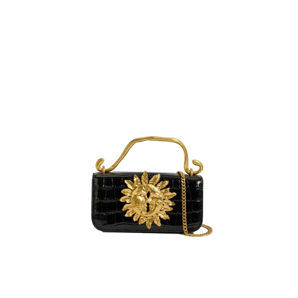 Luna Mini Croc Emboss Clutch