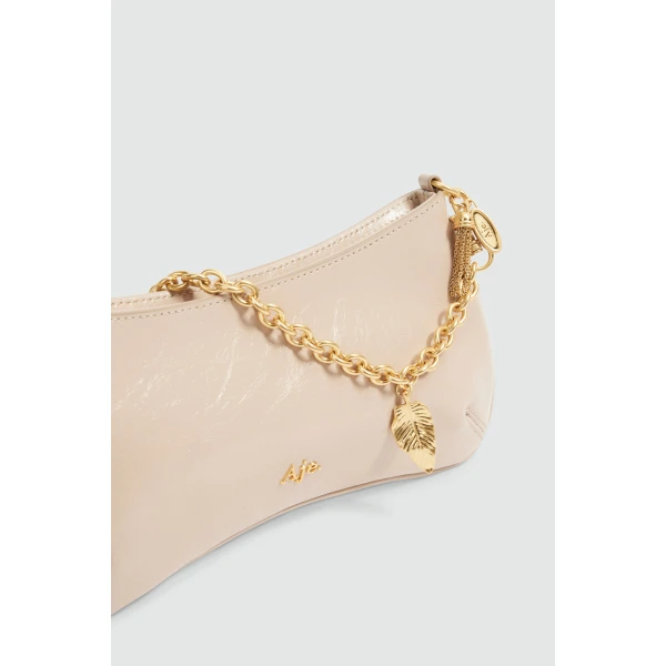 Aje Macy Small Baguette Bag in Antique Rose | Shoulder & Crossbody Bags | Coveti