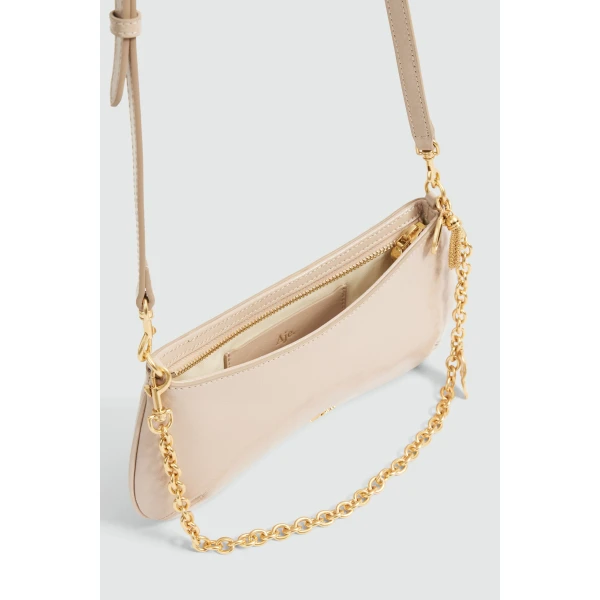 Aje Macy Small Baguette Bag in Antique Rose | Shoulder & Crossbody Bags | Coveti