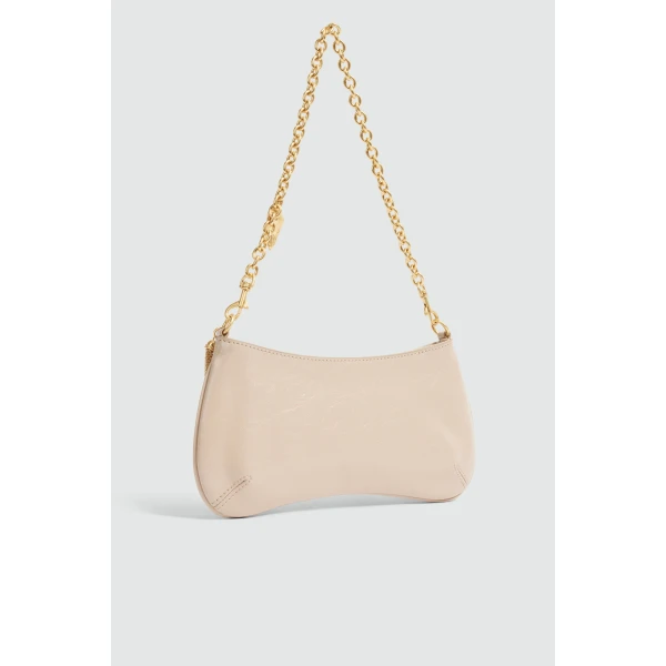 Aje Macy Small Baguette Bag in Antique Rose | Shoulder & Crossbody Bags | Coveti