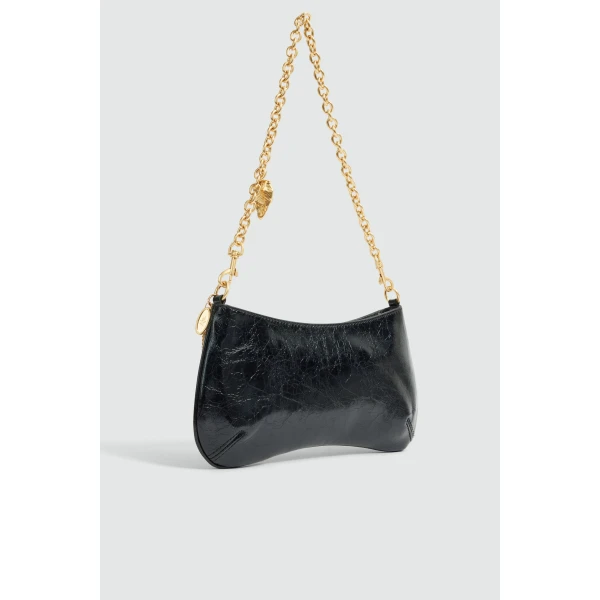 Aje Macy Small Baguette Bag in Black | Shoulder & Crossbody Bags | Coveti