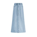Aje Margot Denim Maxi Skirt in Bleach | Skirts | Coveti
