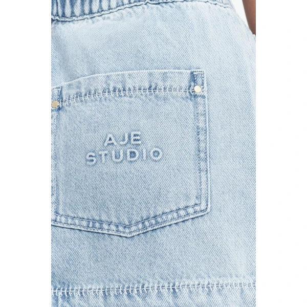 Aje Margot Mini Denim Skirt in Bleach | Skirts | Coveti