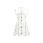 Aje Maribelle Lace Mini Dress in Ivory | Mini Dresses | Coveti