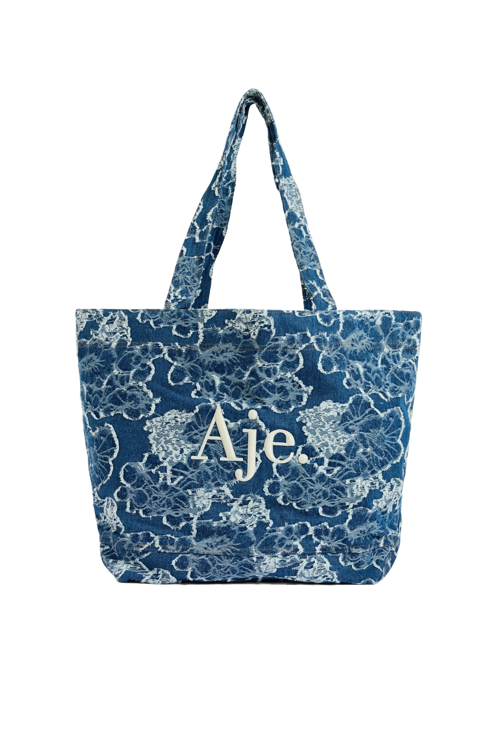 Aje Marty Denim Tote Indigo Aje Marty Denim Tote in Indigo | Totes & Top-Handle Bags | Coveti