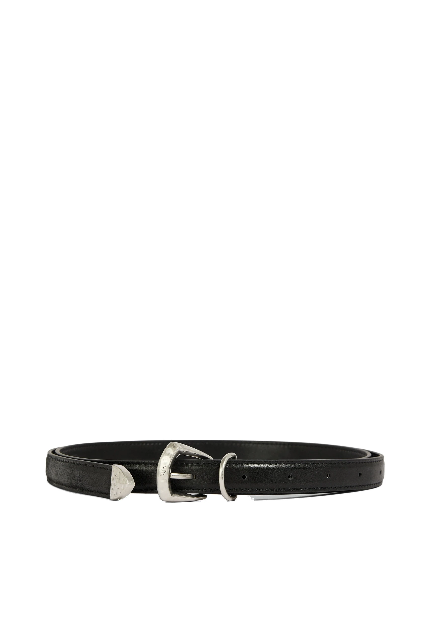 Aje Maxine Long Slim Belt Black/Silver Aje Maxine Long Slim Belt in Black/Silver | Belts | Coveti