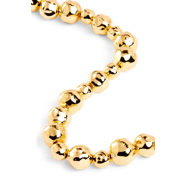 Aje Mercurial Bead Necklace in Gold | Necklace | Coveti