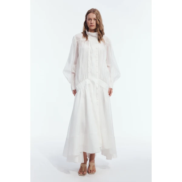 Aje Milano Maxi Dress in Ivory | Maxi Dresses | Coveti
